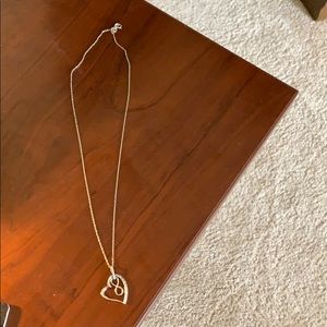 Diamond Heart and Infinity Necklace